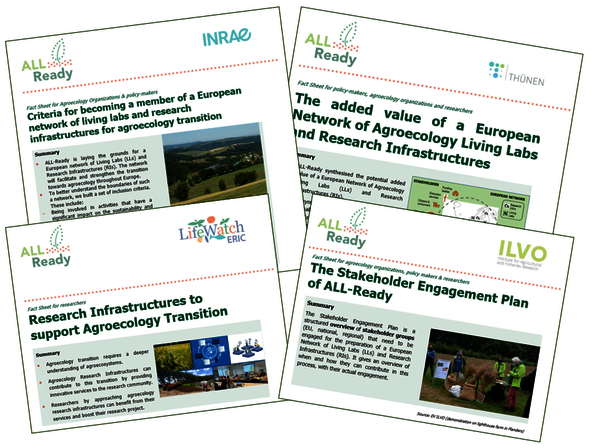 Agroecology Living Labs and Research Infrastructures: ALL-Ready?