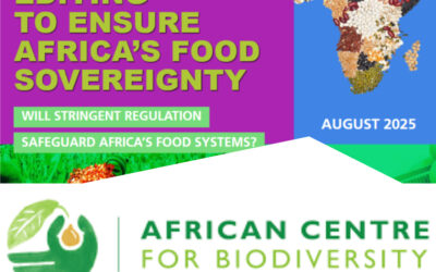 New Genomic Techniques in Africa threaten food sovereingty