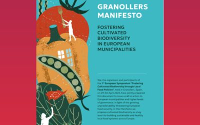 Granollers Manifesto: fostering cultivated biodiversity in European municipalities