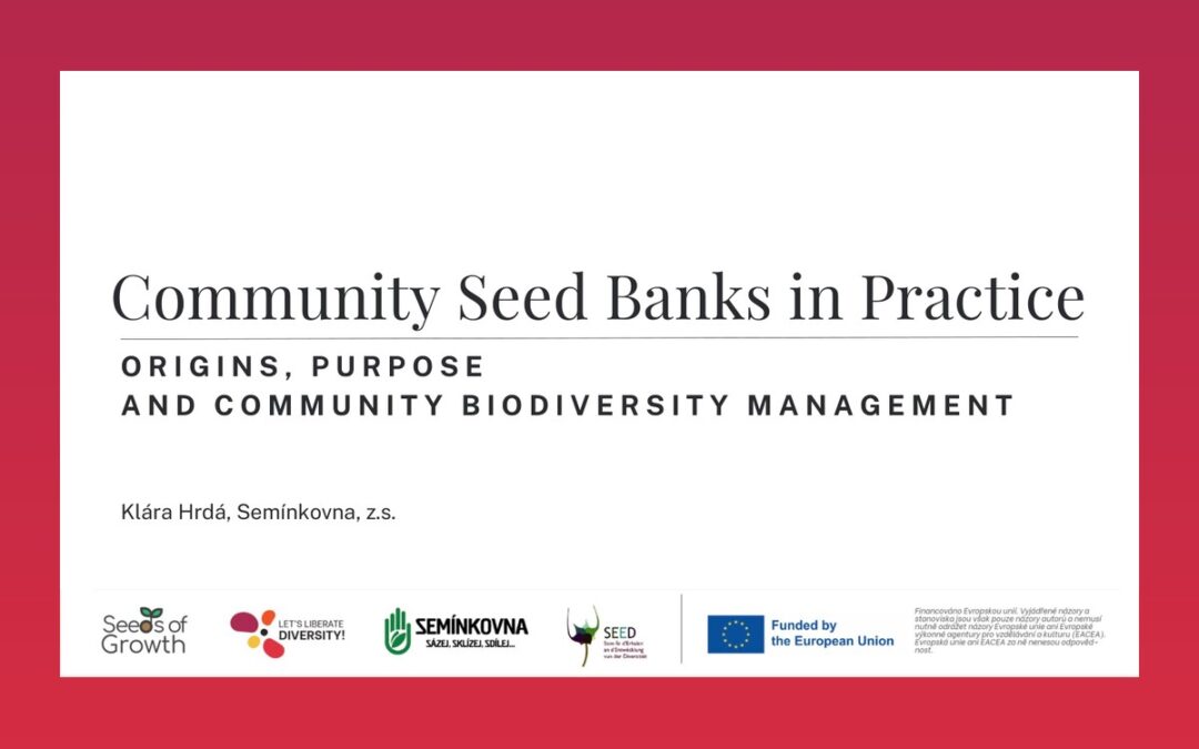 Community Seed Banks in Practice: Origins, Purpose and Community Biodiversity Management