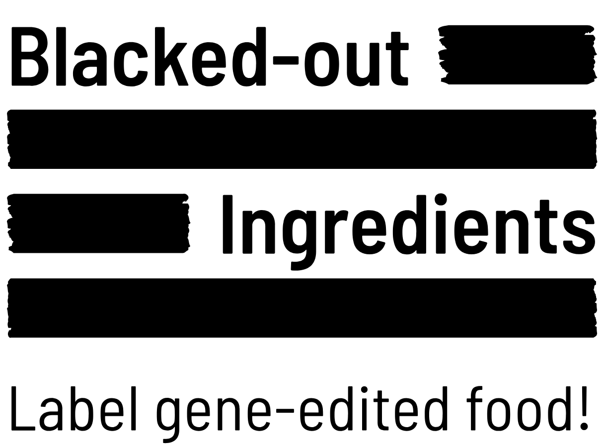 Blacked-Out Ingredients campaign: defend transparency in food labelling