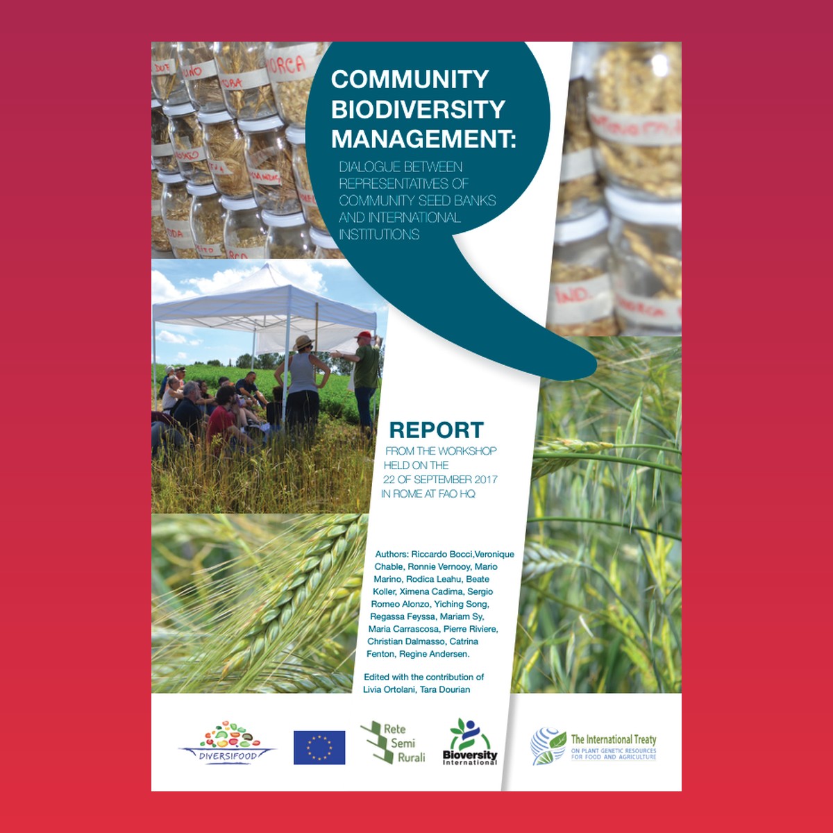 diversifood booklet_dialogue_CSBs_and_institutions_Community Biodiversity Management – cover