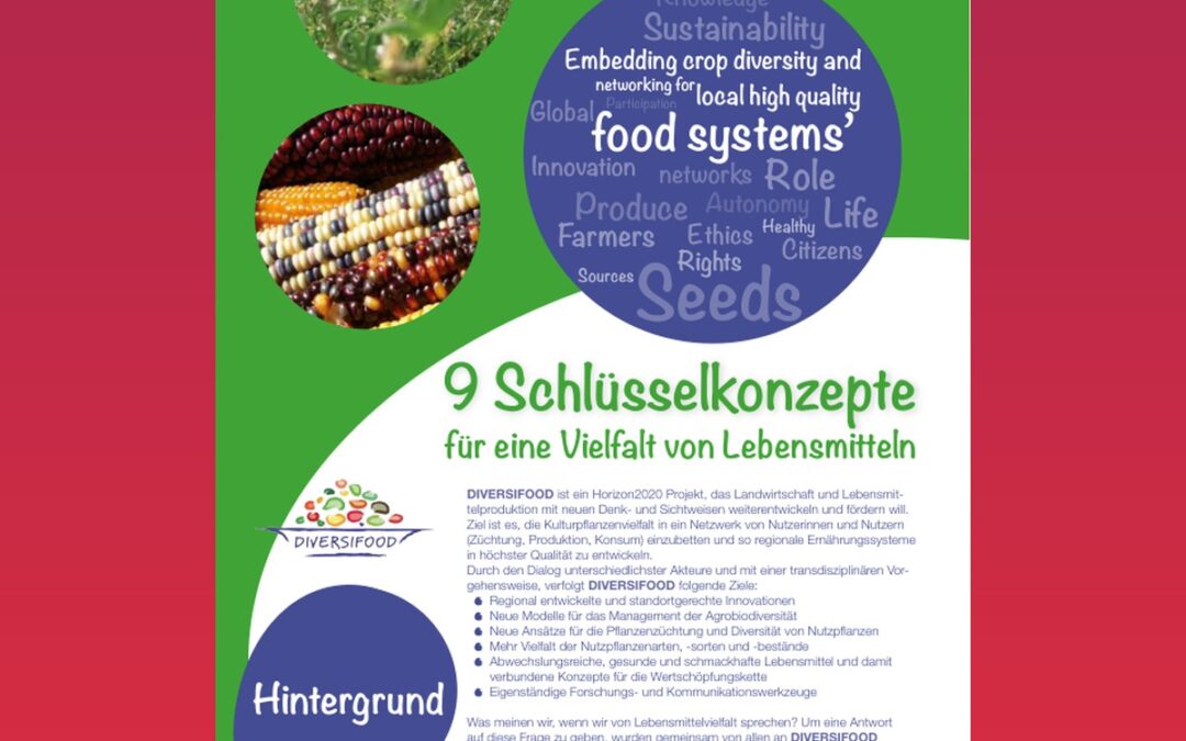 9 Schlüsselkonzepte für eine Vielfalt von Lebensmitteln