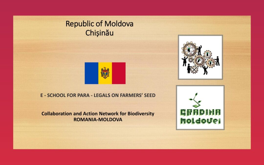 E-school for para-legals on farmers’ seed – Republic of Moldova