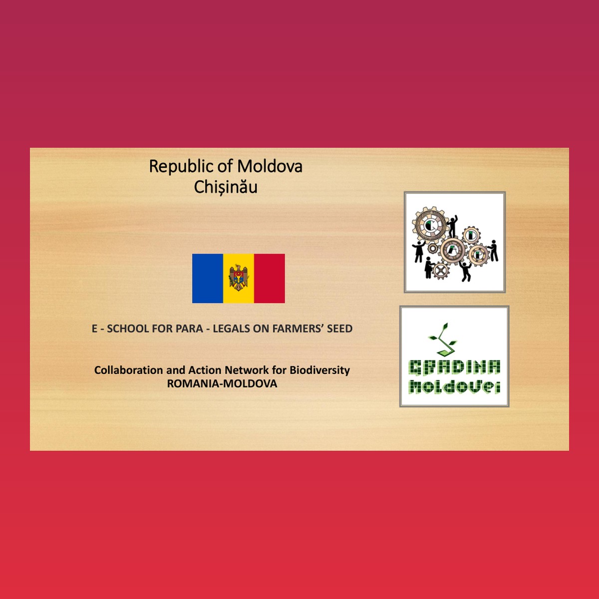 E-school for para-legals on farmers’ seed – Republic of Moldova – cover